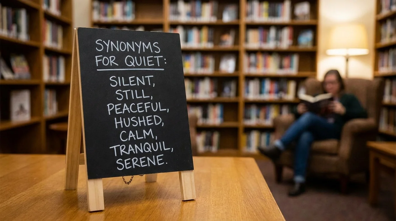 Mistake 4 Using “still” to mean silent