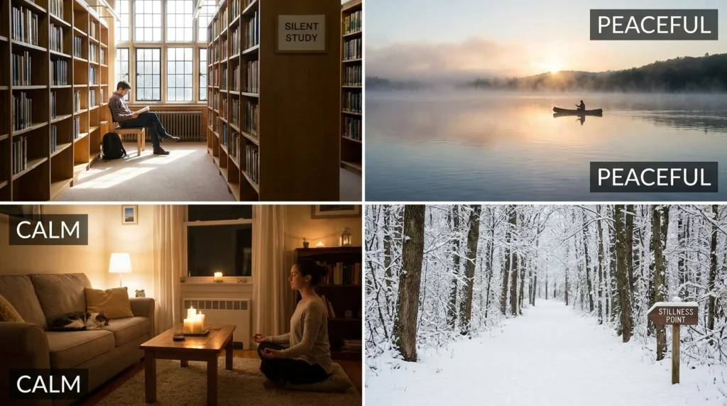 synonyms for quiet