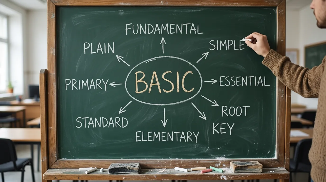7. Replacing basic with a technical word unnecessarily