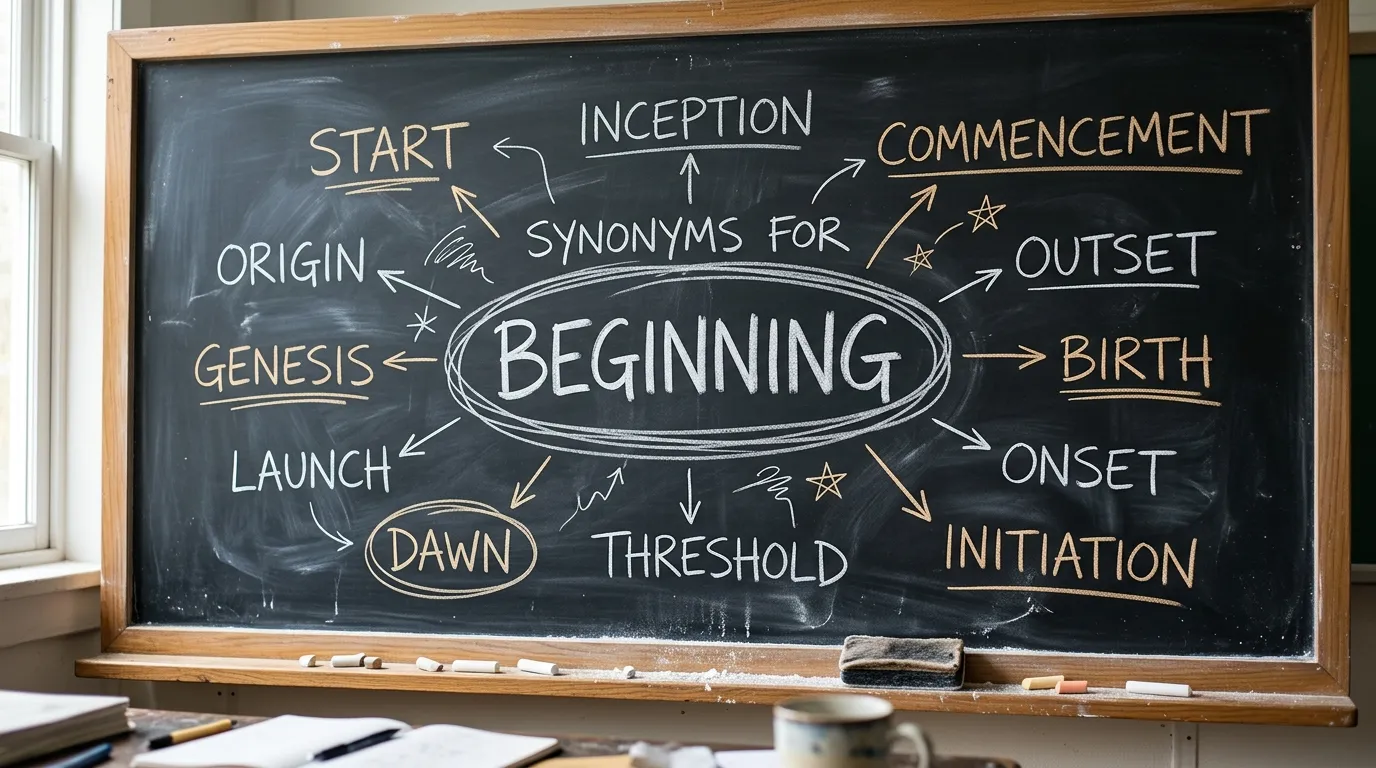 Closest Synonyms for Beginning