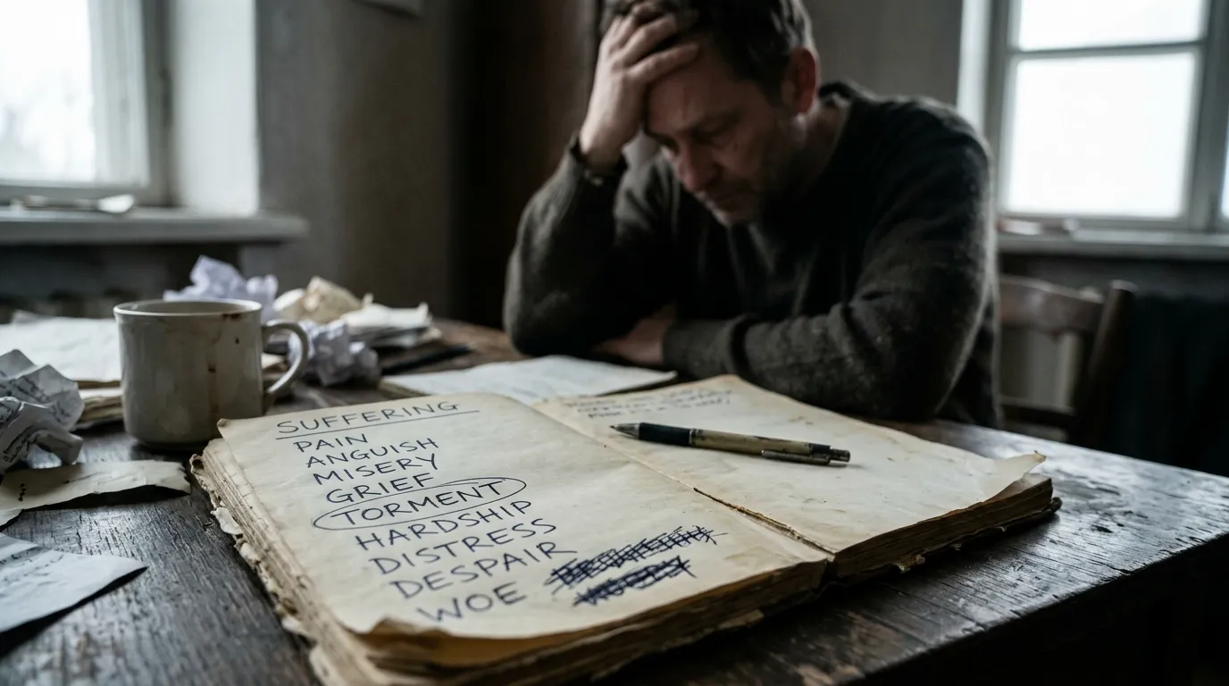 Closest Synonyms for Suffering