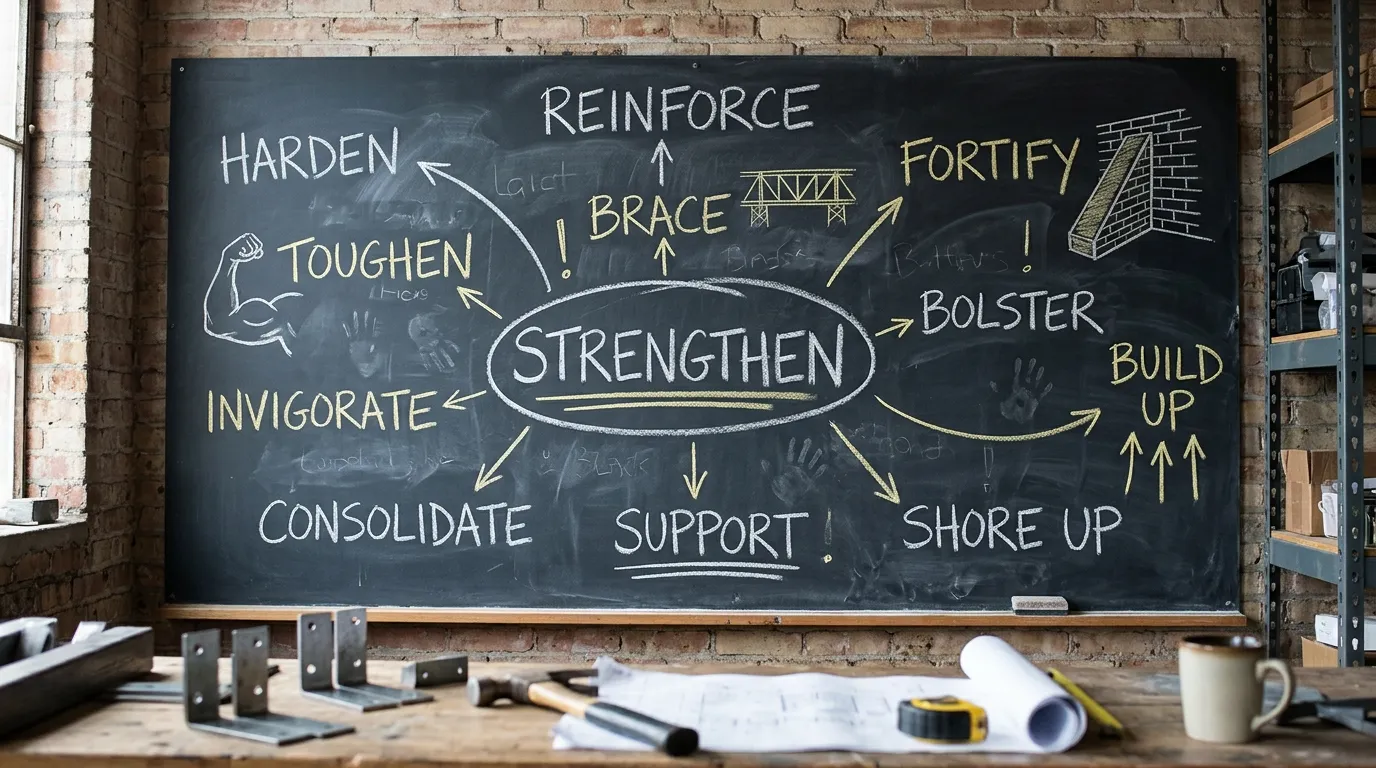 Common collocations with strengthen