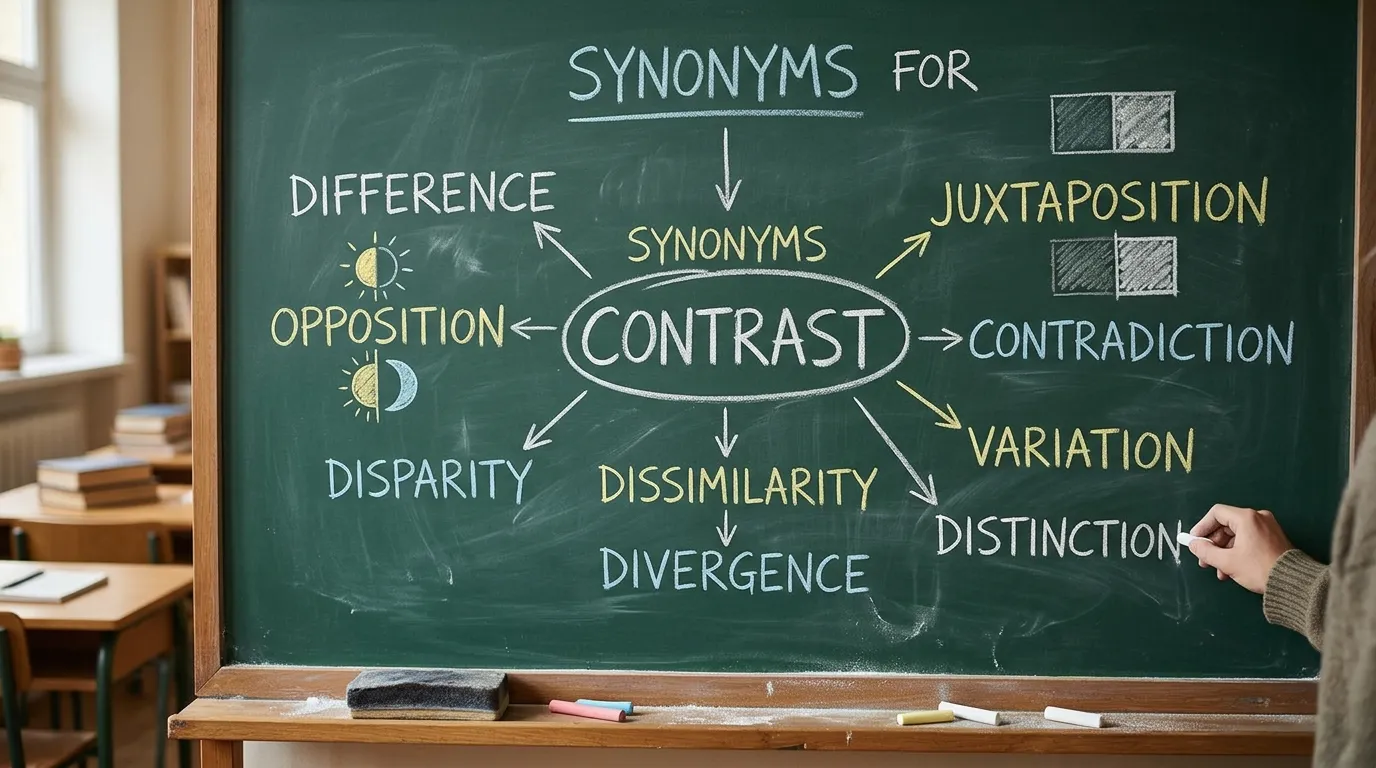 Contrast vs. comparison