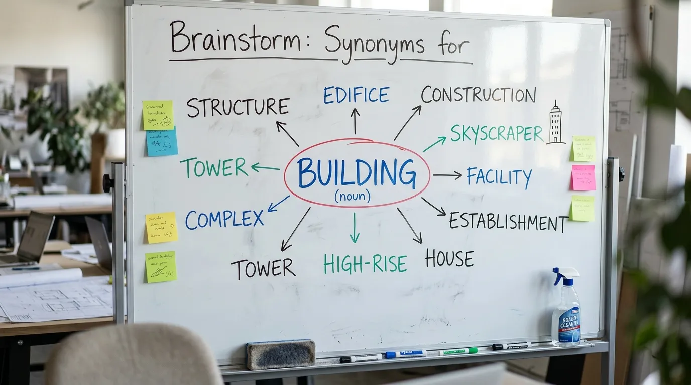 Grammar and Usage How to Use Building Correctly