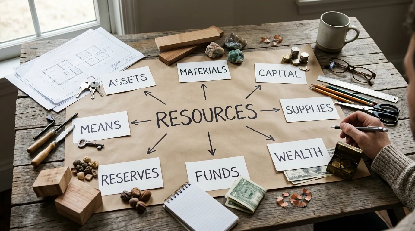 Synonyms for Resources in Different Contexts