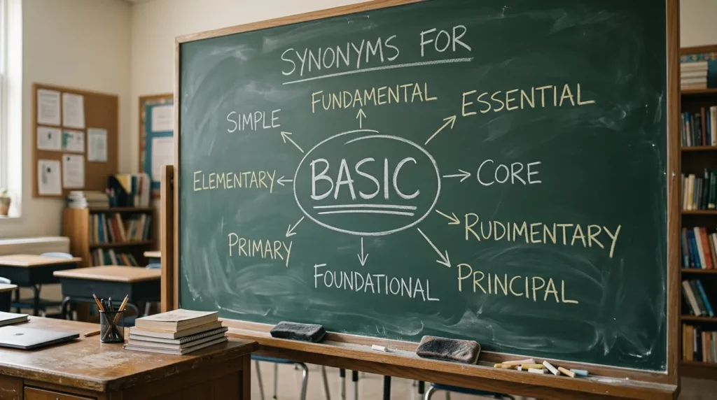 synonyms for basic