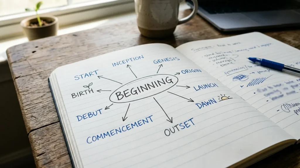 synonyms for beginning