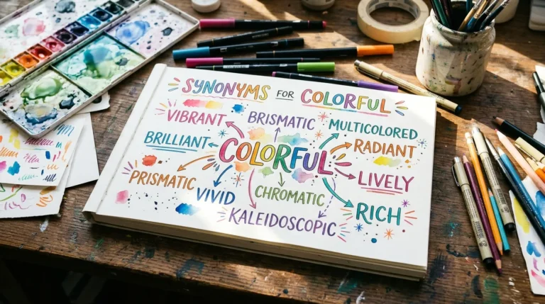 synonyms for colorful