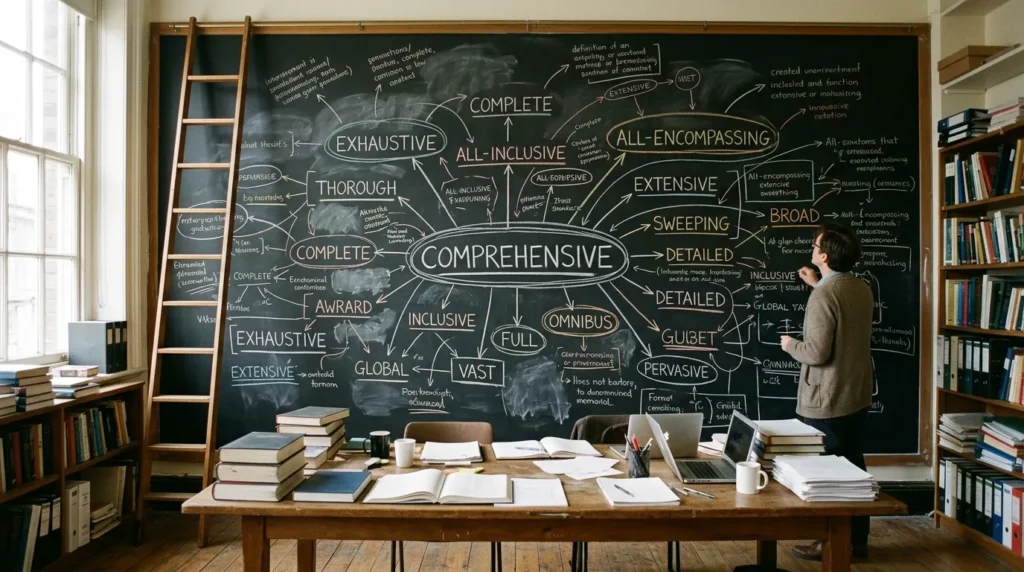 synonyms for comprehensive