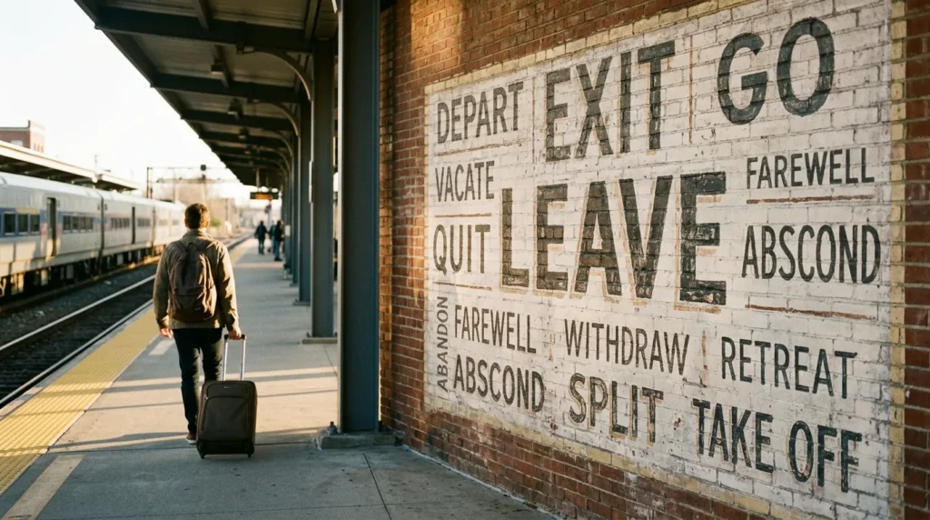 synonyms for leave