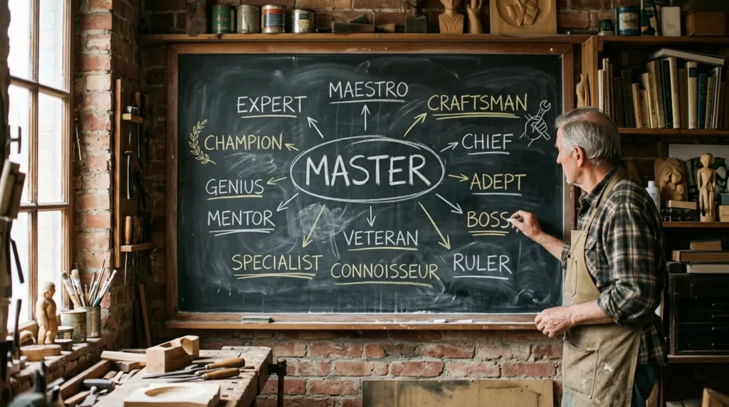 synonyms for master